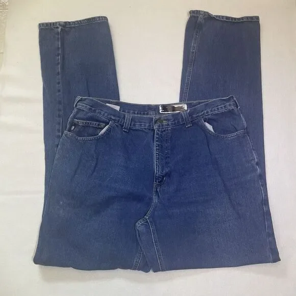 Carhartt FR Fire Resistant Blue Jeans Mens‎ Size 40 Denim Workwear Pants - Picture 3 of 14